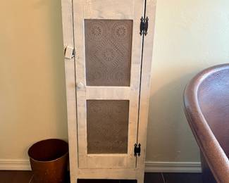Tin Punch Cabinet