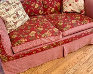 Small Slipcovered Sofa