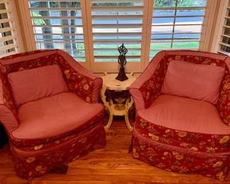 Slipcovered Occasional Chairs  