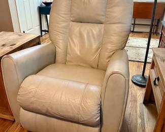 Recliner leather