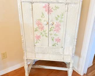 Stenciled Cabinet Cottage