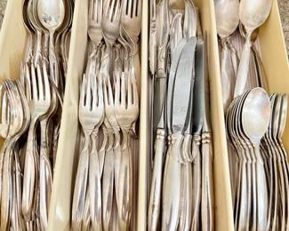 Silverplate Flatware Set