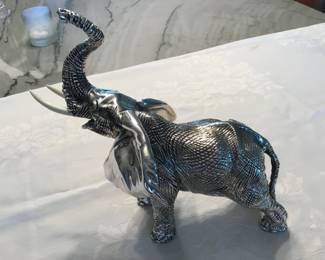 Silverplated Elephant designed by Javier Arenas for D'Argenta silver company