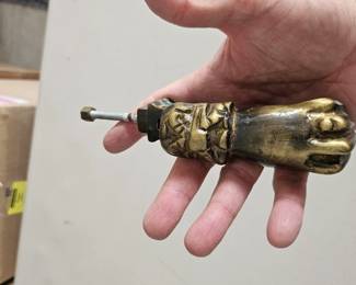 'Hand of Fatima' door knocker, ready for installation, from Spain.