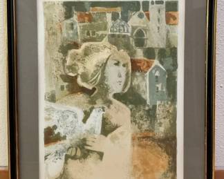 Women With White DoveAlvar