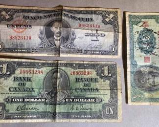 Various paper Money