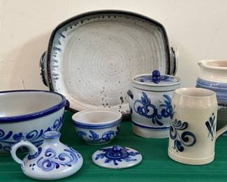 Blue Stoneware