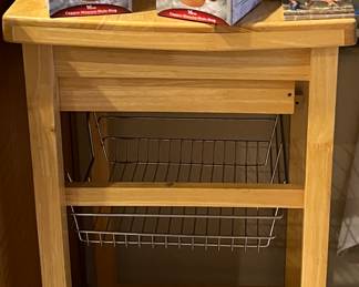 Rolling Butcher Block