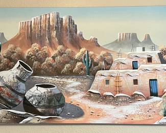 Large Southwest Painting Teresa Bernard