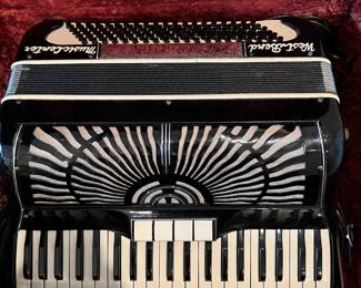 Vintage Baby Grand Accordion in Original Case