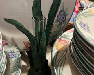 Metal Bud Vase