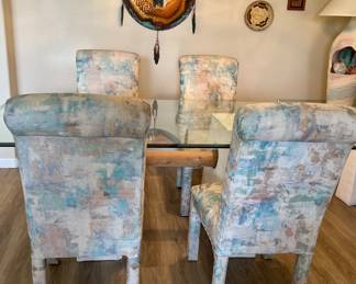 Southwest Dining Room, Southwest Coffee Table and End Table, Floor Lamp, Table Lamp and Decor