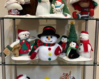 Hallmark Battery Operated Plush Holiday Decor, Small Shelving Unit