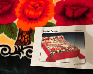 Beautiful Floral Blanket
