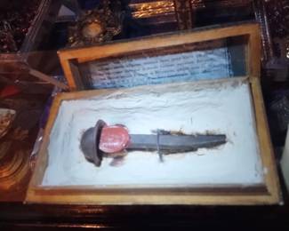 This nail in1849 wasmade in small group to be given to European church's the nail has the DNA of Jesus Christ scratch particles from constintines finding of the cross by vAtican with  seal from Vatican $1200 obo