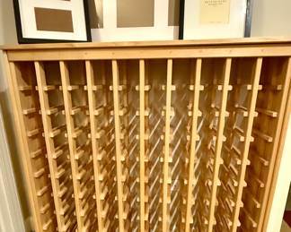 Wine Rack and Pottery Barn Frames