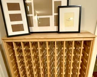 Wine Rack and Pottery Barn Frames