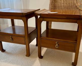 Asian Style Nightstands / Excellent Pair
