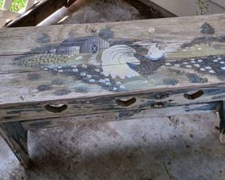 Rooster bench
