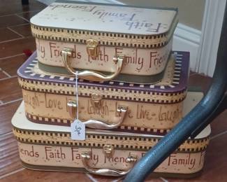 Decorative suitcases