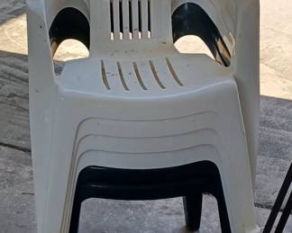 Plastic chairs