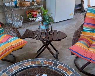 More patio...