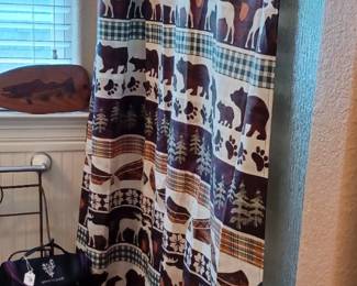 Woodsy shower curtain