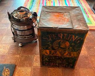 antique tin box