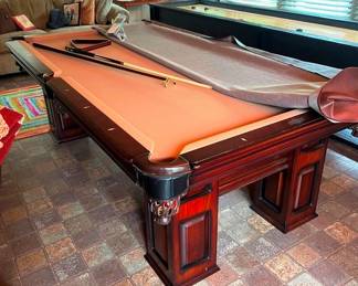 Beautiful pool table on the main floor!
