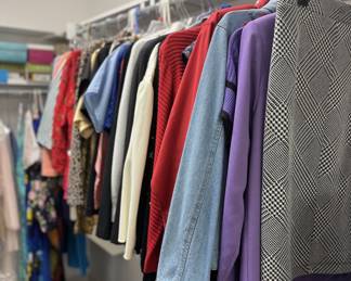 Womens Clothing (also Coats in Coat Closet)