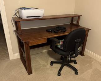 Desk, Printer and Desk Chair (Office Supplies also available)