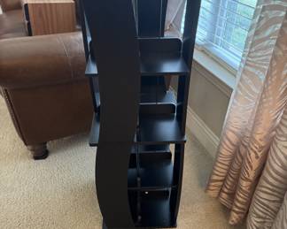 Reevolving Media Storage Cabinet