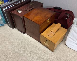 Briefcases and File Box and Shoe Cleaning Box