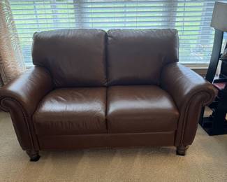 Leather Loveseat