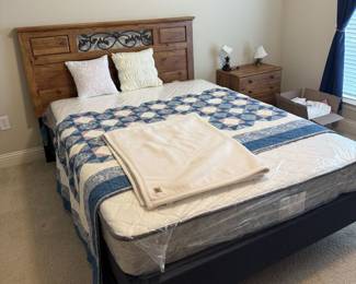 Full Size Bed and Nightstand