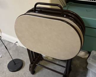 TV Tray Set with Stand