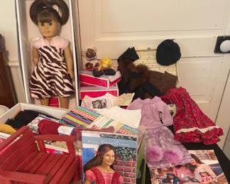 American girl and accessories