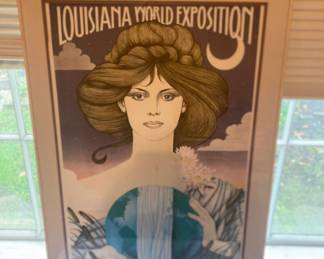 LA Expo N.O. signed, numbered and framed print
