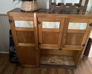 Antique Hoosier cabinet top