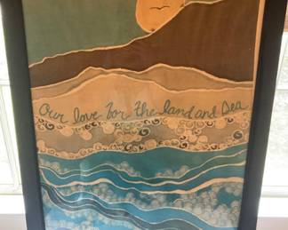 Framed poster by Shelly Kuroda
