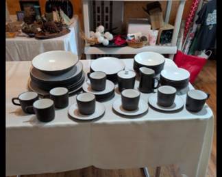 Set of Mikasa Terrastone dishes