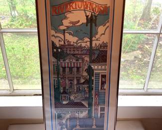 Vintage Rivertown framed print