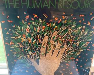 Framed poster “Creativity The Human Resource”