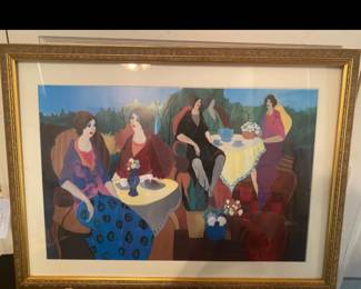 Itzchak Tarkay Intaglio print