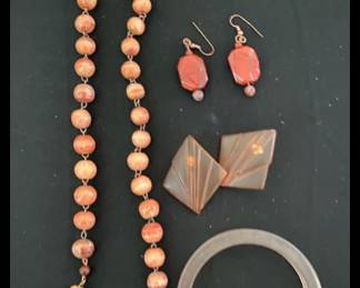 Handcrafted and celluloid jewelry