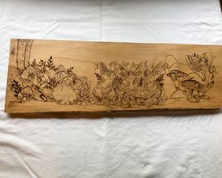 Pyrography artwork