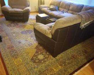 Large Handmade Area Rug!