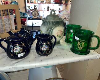 3pcs hand-painted Japanese Moriage china