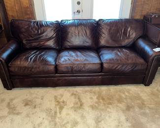 AND ALSO THIS BROYHILL LEATHER SOFA!