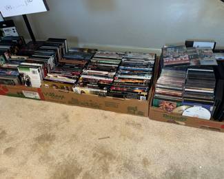LOTS OF DVD's & CD's